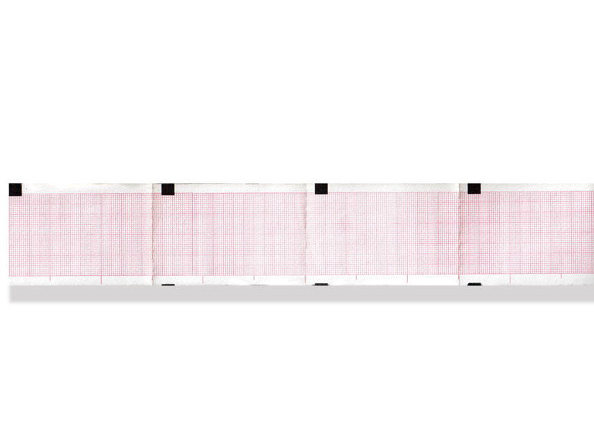 Carta termica ECG 50x75 mm x 400 - pacco griglia arancio