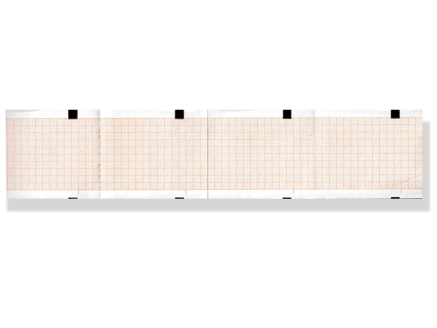 Carta termica ECG 63x75 mm x 400 - pacco griglia arancio