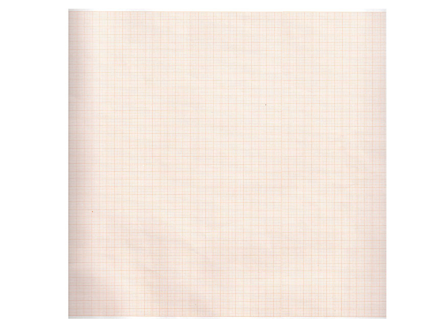 Carta termica ECG 210x30 mmxm - rotolo griglia arancio
