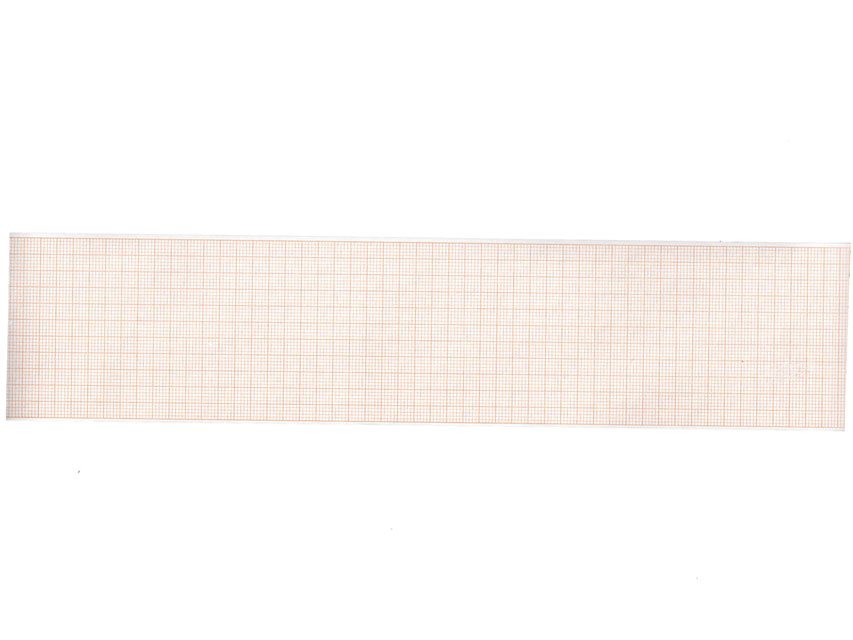 Carta termica ECG 58x25 mmxm - rotolo griglia arancio