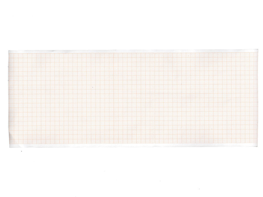 Carta termica ECG 108x23 mmxm - rotolo griglia arancio