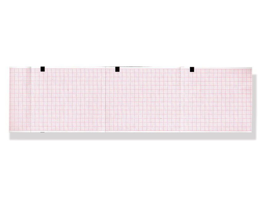 Carta termica ECG 80x90 mmxm - pacco griglia arancio