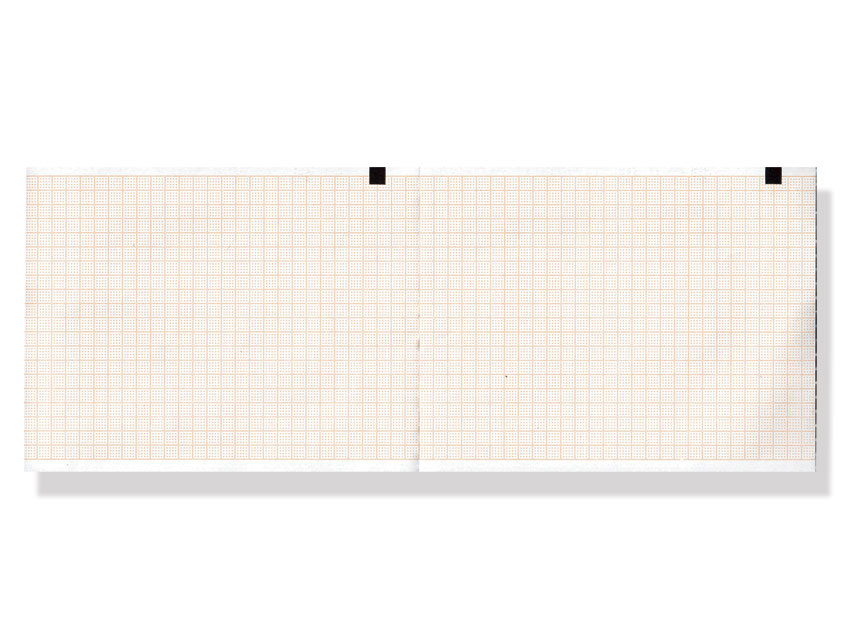Carta termica ECG 110x140 mmxm - pacco griglia arancio