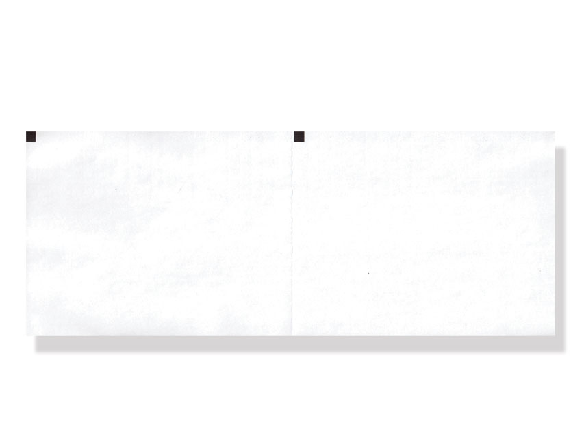 Carta termica ECG 110x140 mmxm - pacco griglia bianca