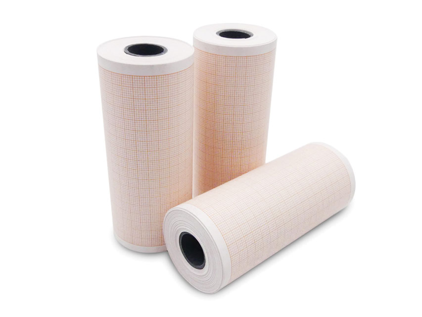[33052] Carta termica ECG 100x20 mmxm - rotolo griglia arancio