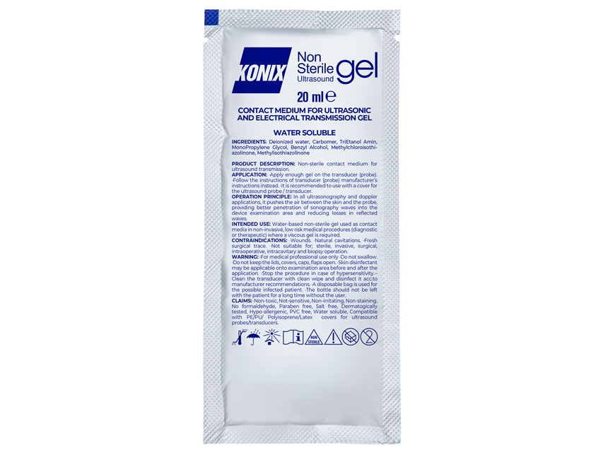 [33271] GEL ULTRASUONI TRASPARENTE - bustina 20ml