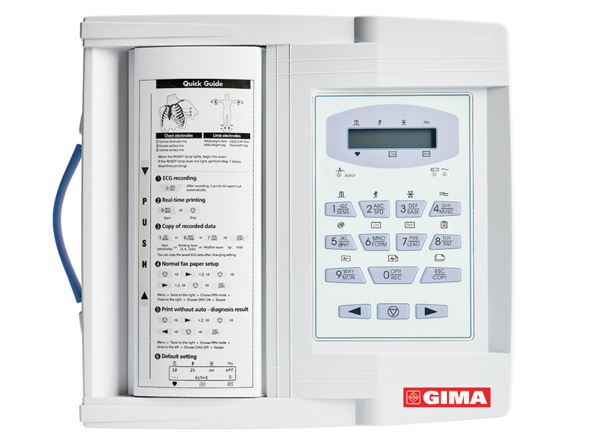 NUOVO ECG CARDIOGIMA 12 3-6-12 canali con monitor