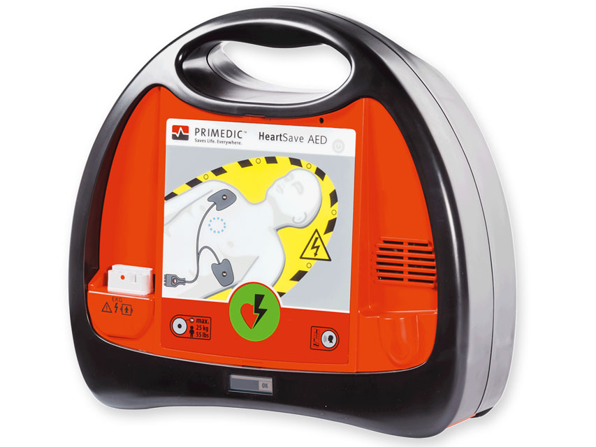DEFIBRILLATORE con batteria al litio PRIMEDIC HEART SAVE AED - IT/FR/DE/PL