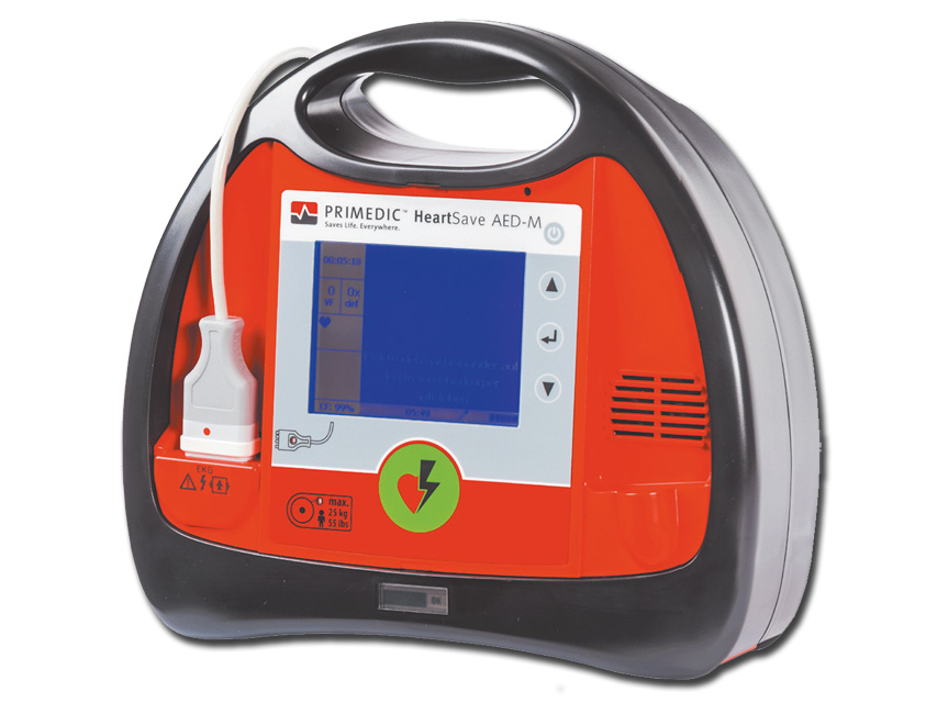 DEFIBRILLATORE con ECG e monitor PRIMEDIC HEART SAVE AED-M - altre lingue