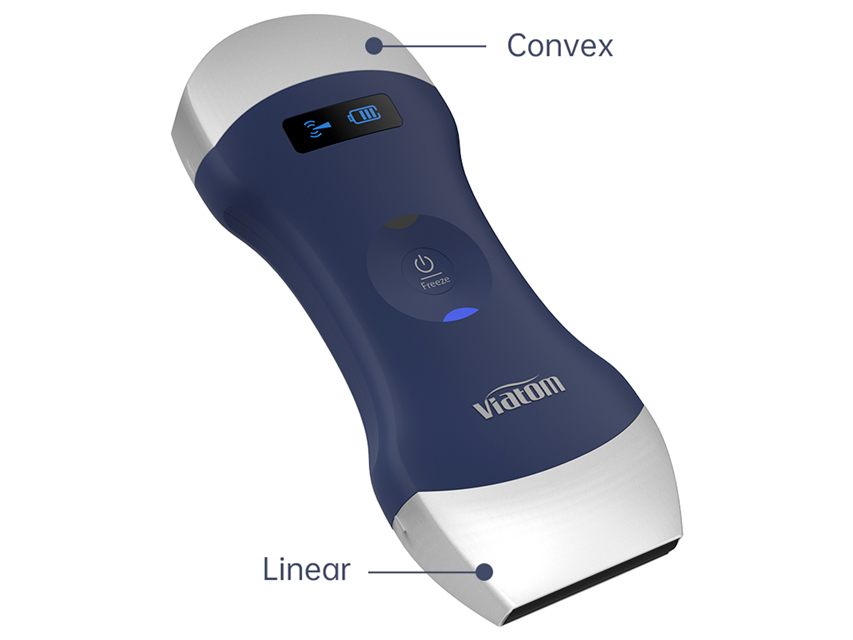 [33932] ECOGRAFO PORTATILE LINEARE/CONVESSO DOPPIA TESTA WIRELESS VIATOM