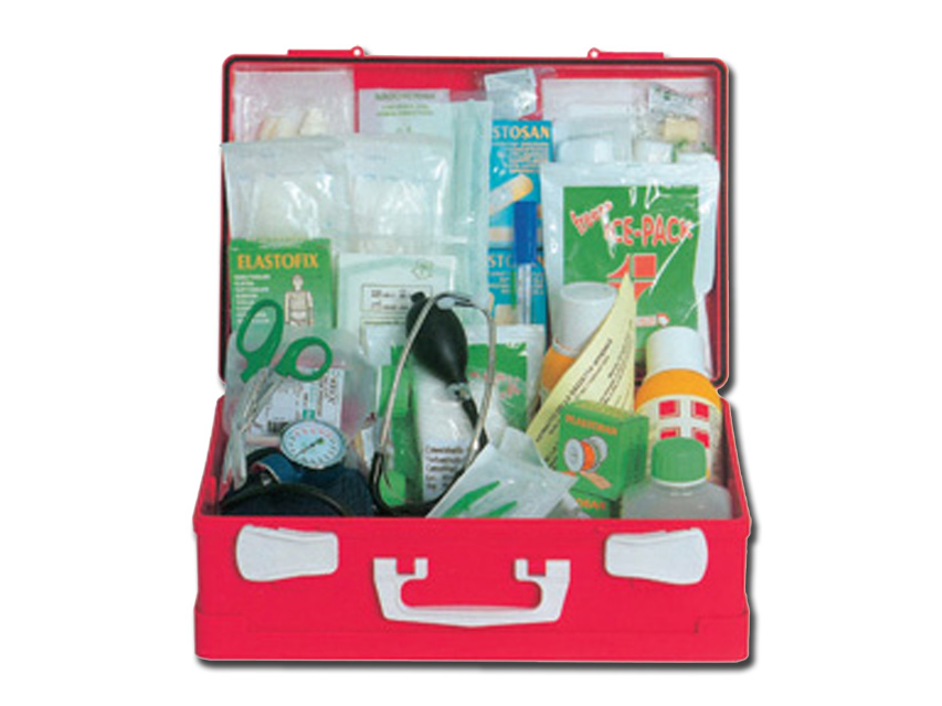 [34198] KIT PRONTO SOCCORSO ALL. 1 - valigetta plastica