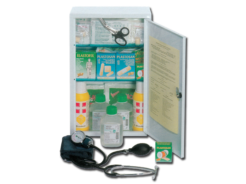 [34199] KIT PRONTO SOCCORSO ALL. 1 - armadietto metallo