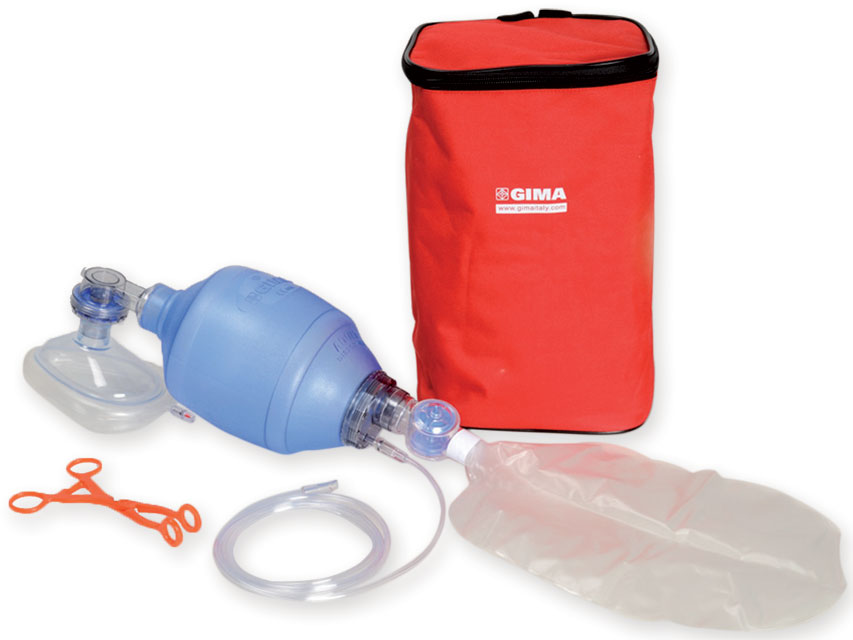 KIT PALLONE RIANIMATORE MONOUSO PVC - adulti