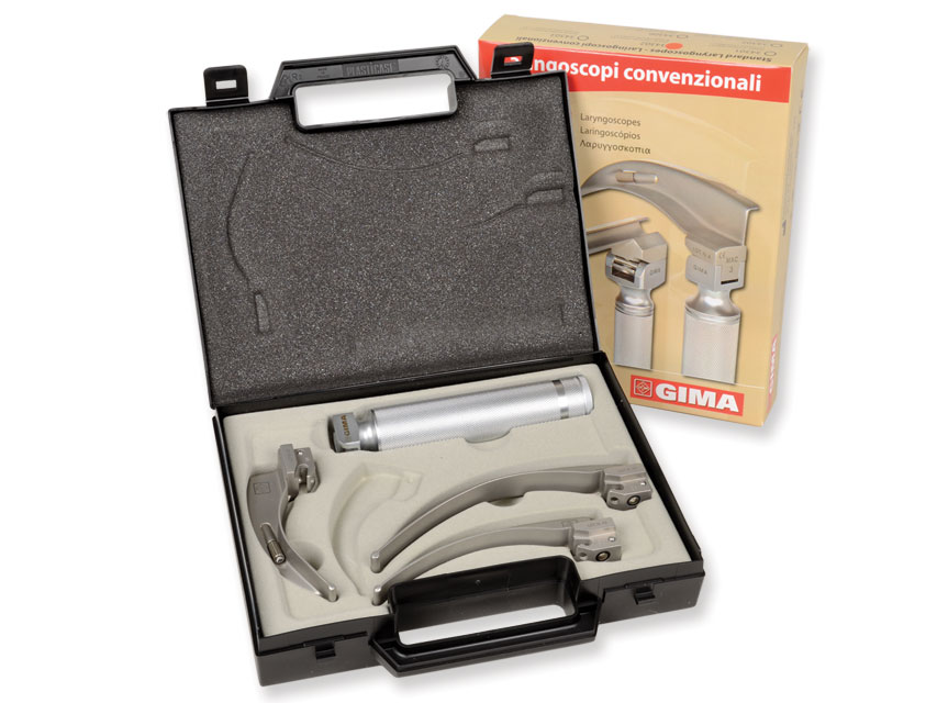 [34302] SET LARINGOSCOPIO 3 LAME - Lame Mc Intosh 2-3-4