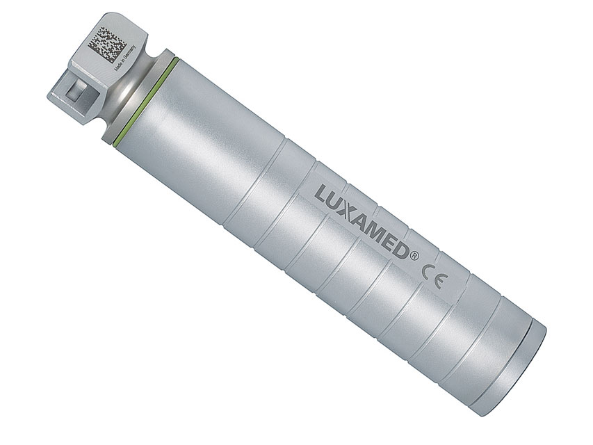 [34468] MANICO LARINGOSCOPIO F.O. USB GREEN