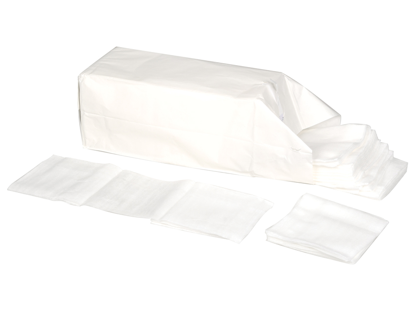 [34772] COMPRESSE GARZA COTONE 10X10 cm 16 strati - Classe IIa