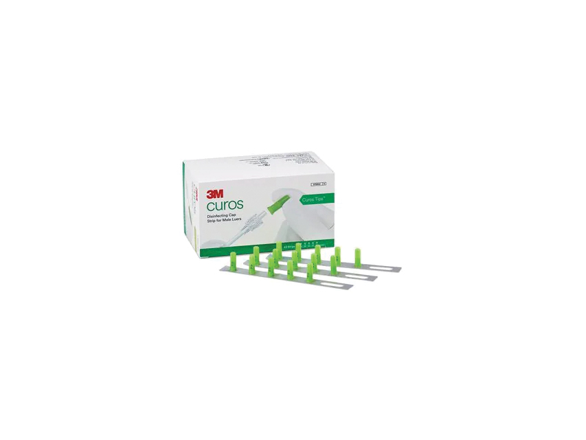 TAPPINI DISINFETTANTI CUROS TIPS - connettore Luer maschio - 40 strisce da 5