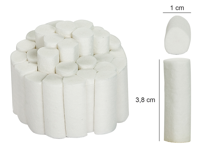 [35000] RULLI DENTALI COTONE (10 scatole da 1.000)