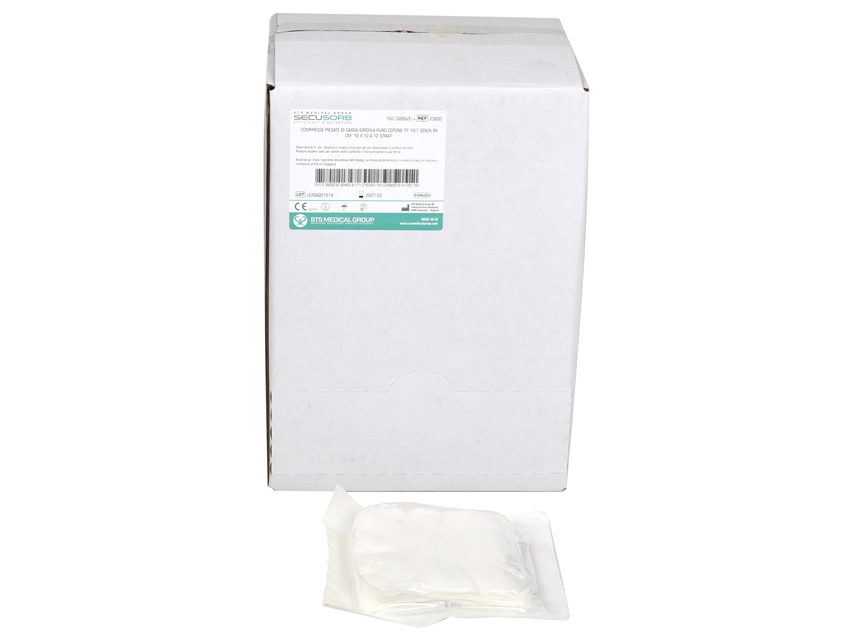 [35039] COMPRESSE COTONE STERILI 10x10 cm